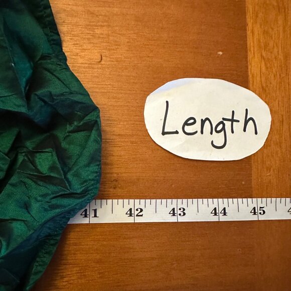 Vintage Emerald Green & Burgundy Velvet Puff Sleeve Dress Bow Detail Crinkle - Picture 9 of 10